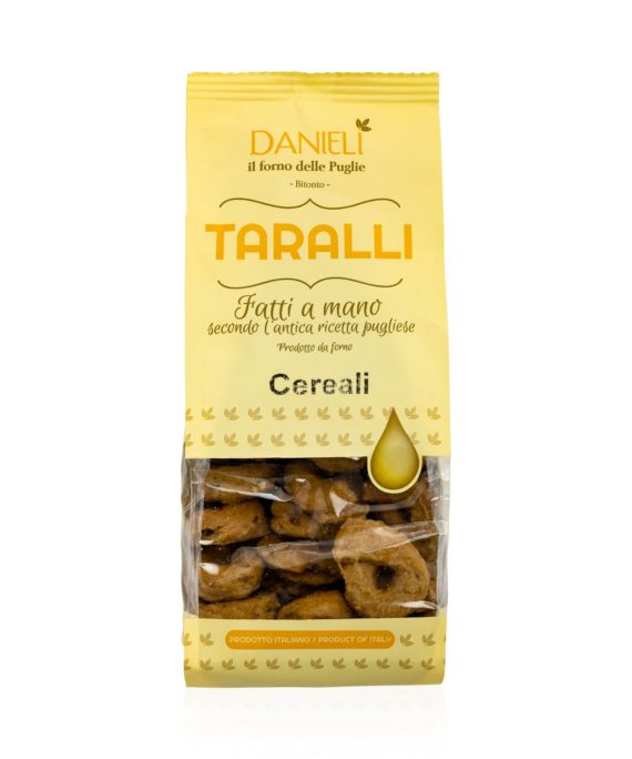 traditionelle taralli mit körnern, 240 g