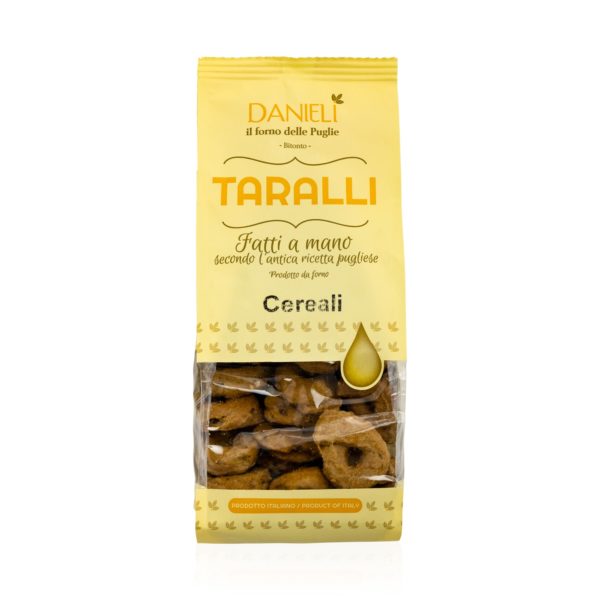 traditionelle taralli mit körnern, 240 g