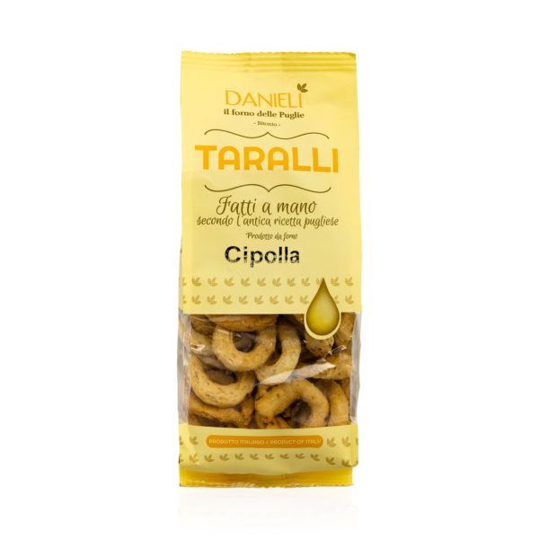 traditionelle taralli mit zwiebeln, 240 g