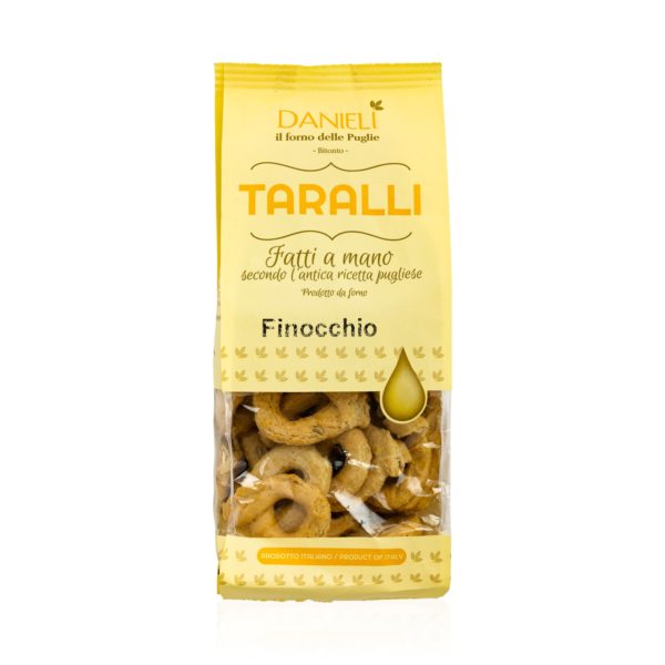 traditionelle taralli mit fenchel, 240 g