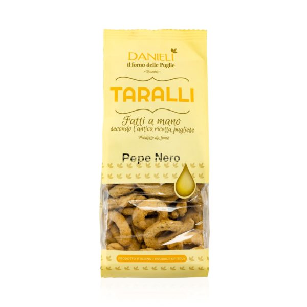 traditionelle taralli mit pfeffer, 240 g