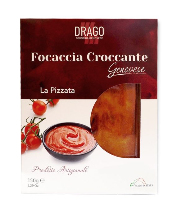 knusprige focaccia genovese pizzata (mit pizzageschmack) 150 g