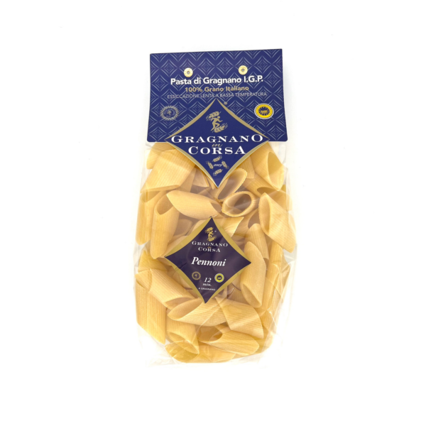 hartweizennudeln: pennoni (große penne) 500 g