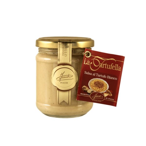 la tartufella - fertigsauce mit weißem trüffel, 180 g