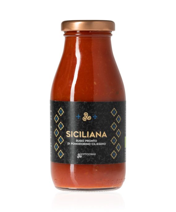 fertigsauce mit kirschtomaten nach sizilianischer art, 250 g