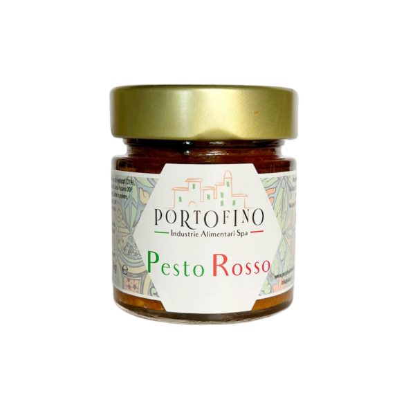 roter pesto mit getrockneten tomaten, basilikum und knoblauch, 100 g