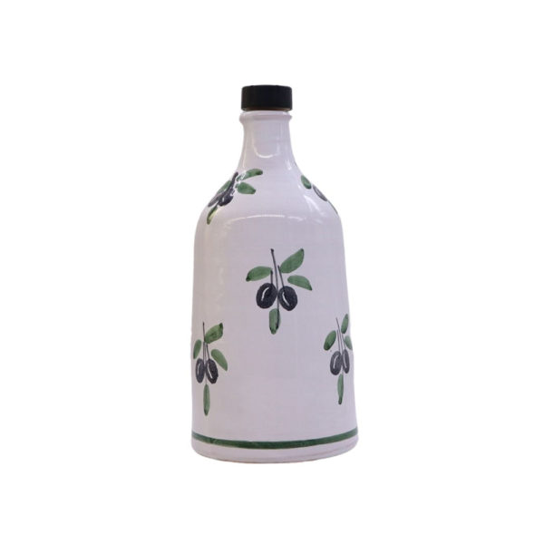 natives olivenöl extra aus peranzana monogramm olive keramik-krug 500 ml