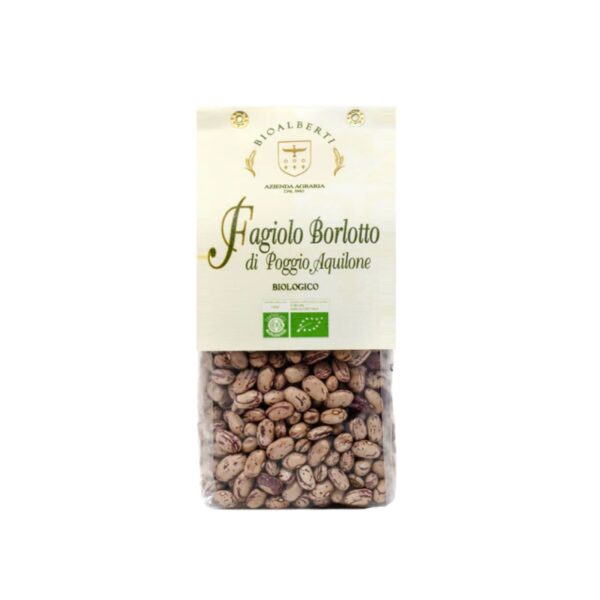 bio-borlotti-bohnen aus poggio aquilone, 500 g