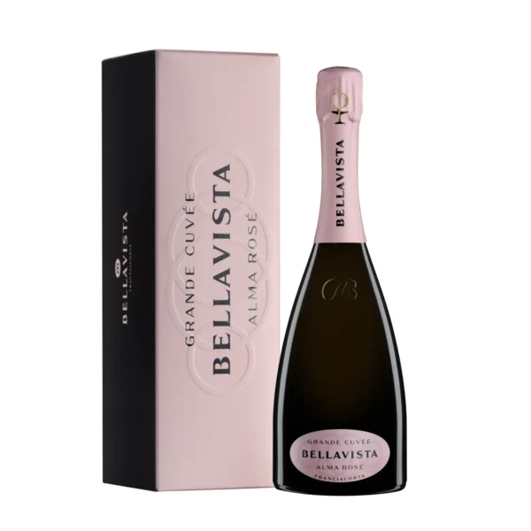 franciacorta grande cuvée alma rosé docg im karton